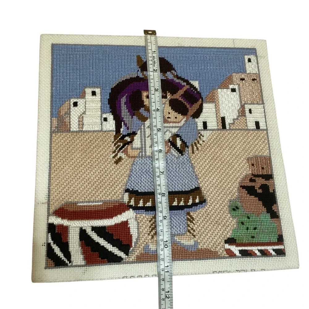 Unbranded handcrafted needlepoint